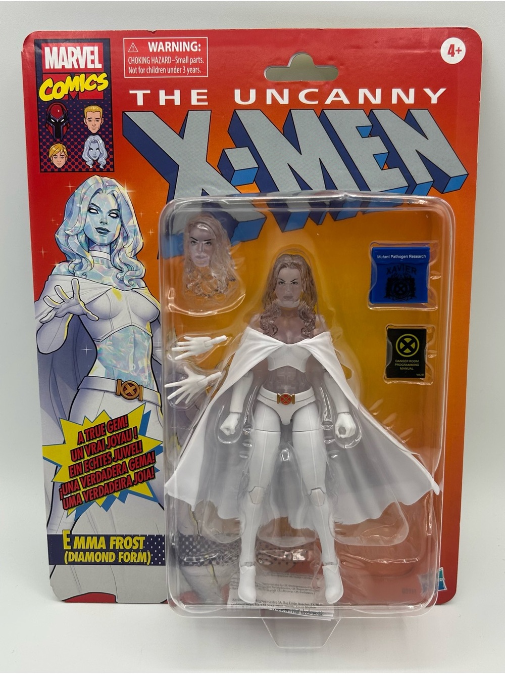 Marvel Emma Frost Diamond Form Figure in White and Silver